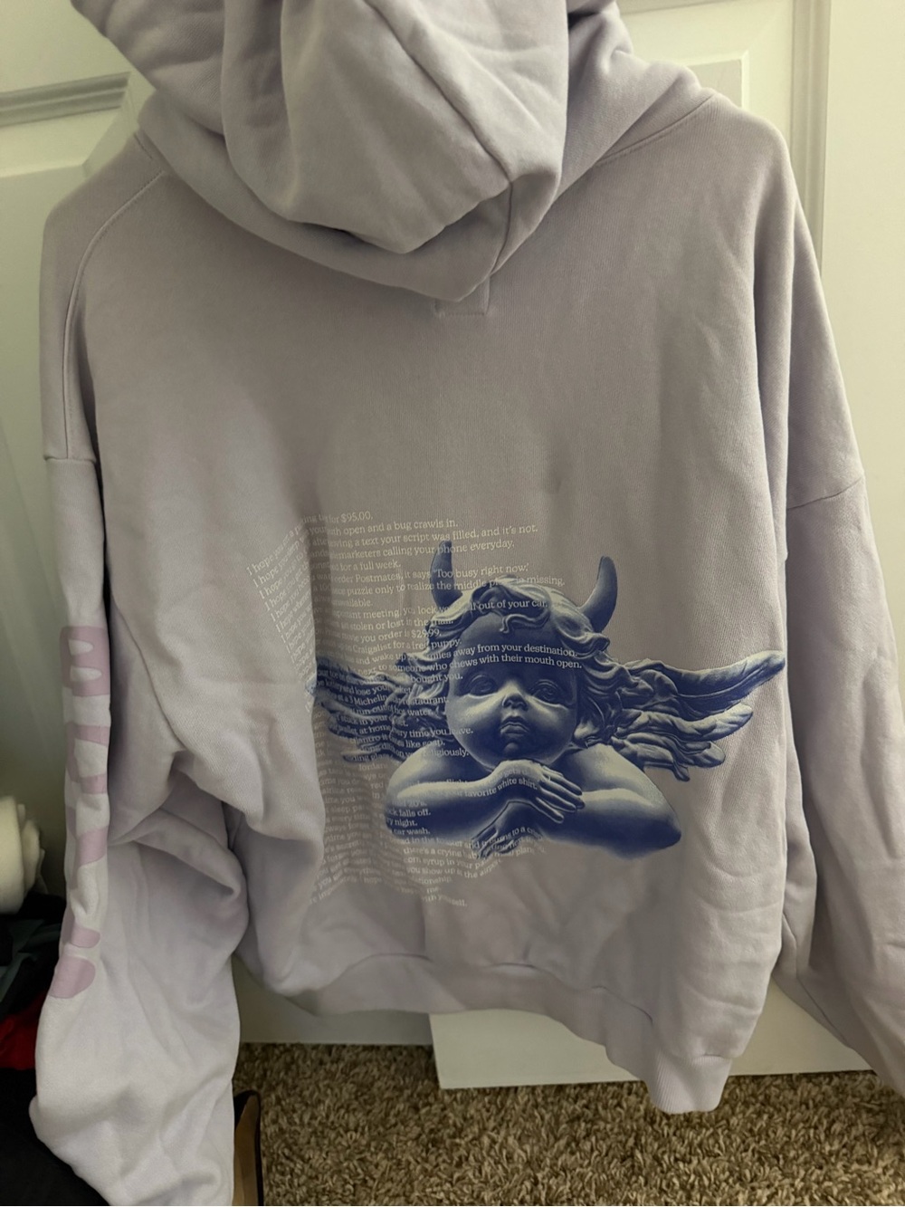 Boys Lie Lavender Pullover Hoodie - Picture 2 of 3